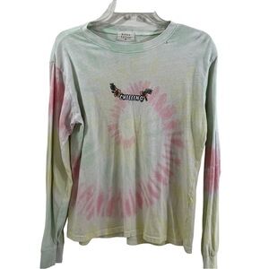 Urban Nation Tie Dye Surfer Long Sleeve T Shirt Medium